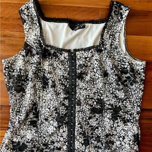 90s Lace Corset Blouse